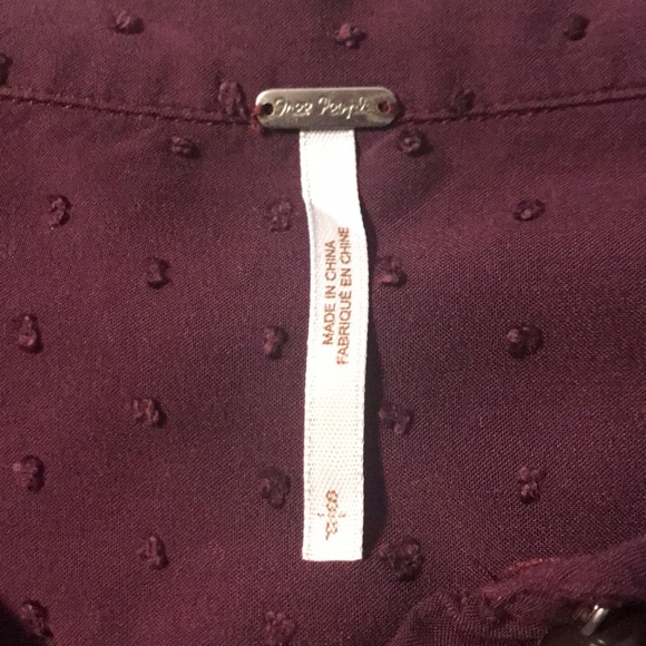 Free People Button Up Top - Picture 2 of 3